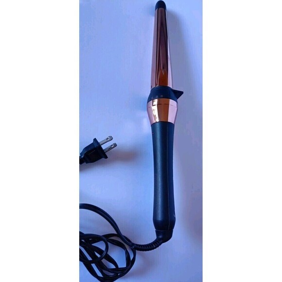 Conair Infiniti Pro 1 1/4Rose Gold Titanium Curling Wand Adjustable Temp Tested - Picture 1 of 6